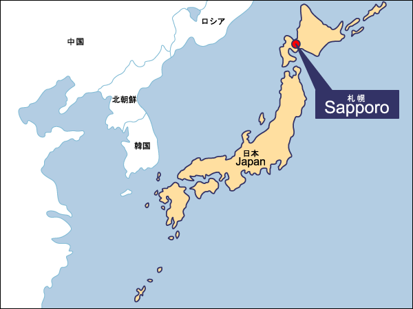 冬季第11回札幌大会開催地地図（拡大）