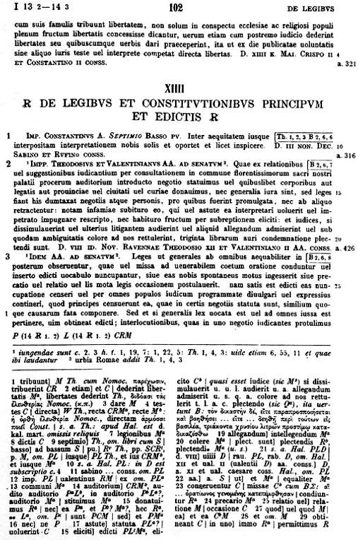 ナッタ『助言集』の裏表紙。パウル＝クリュガーによる1877年版の該当箇所（1/2）
