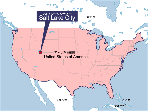 冬季第19回ソルトレークシティー大会開催地地図（拡大）