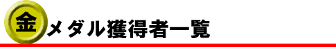 金メダル獲得者一覧