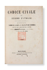 『1865年イタリア王国民法典』初版本 [第6部 7/8]