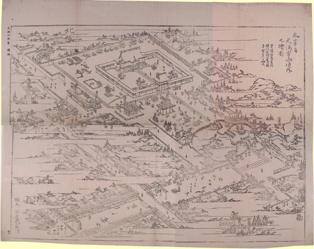 ４ 太宰府天満宮御境内之絵圖だざいふてんまんぐうごけいだいのえず