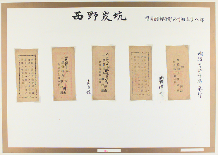西野炭坑、西野彦市礦山、西野コーク製造所